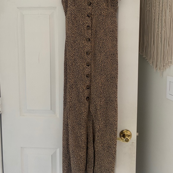 Front split polka dot dress - Picture 2 of 2